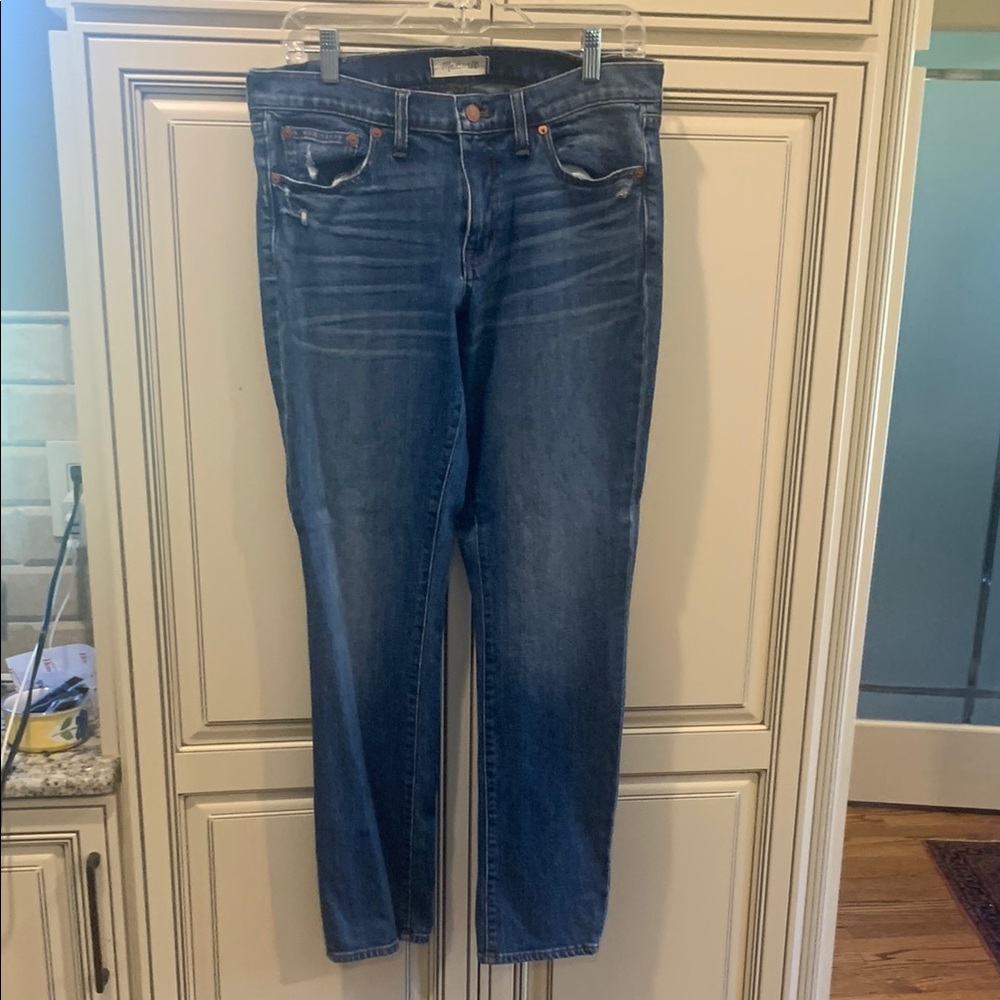 Madewell the slim boyfriend Blue Denim Jeans